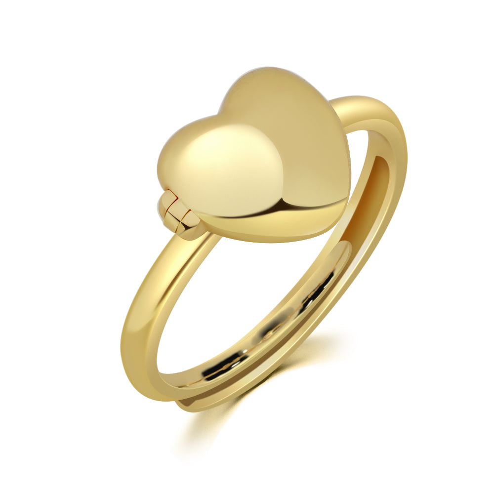 Heart Medaillon Ring