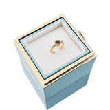Eternal Rose Box - M/ Projection Ring & Real Rose
