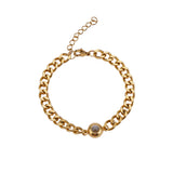 Conjunto de pulsera de proyección de plata de ley