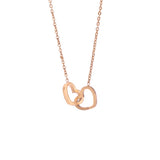 Scatola con rosa eterna - con collana incisa e vera rosa