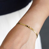 Ensemble de bracelets en corde gravés