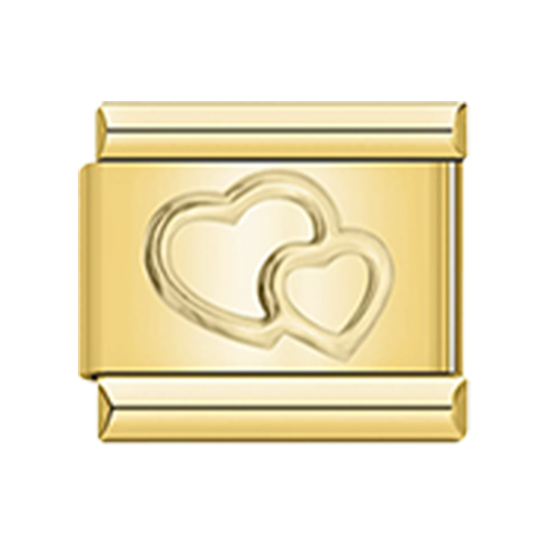 Cuori doppi in oro