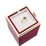 Eternal Rose Box - M/ Projection Ring & Real Rose