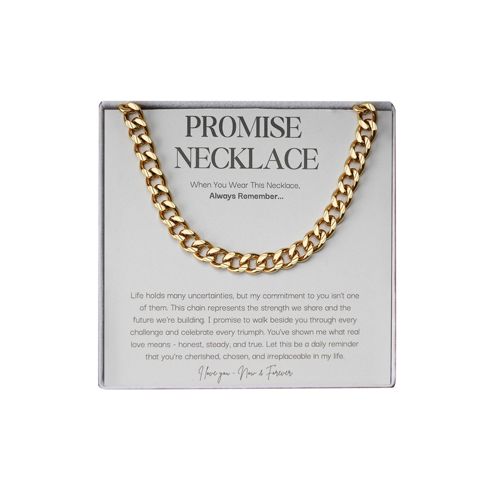 Collier de promesse en argent sterling