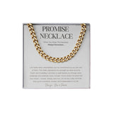 Collier de promesse en argent sterling