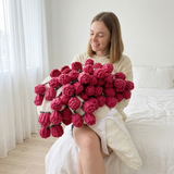 FabuLove Knitted Bouquet Blanket