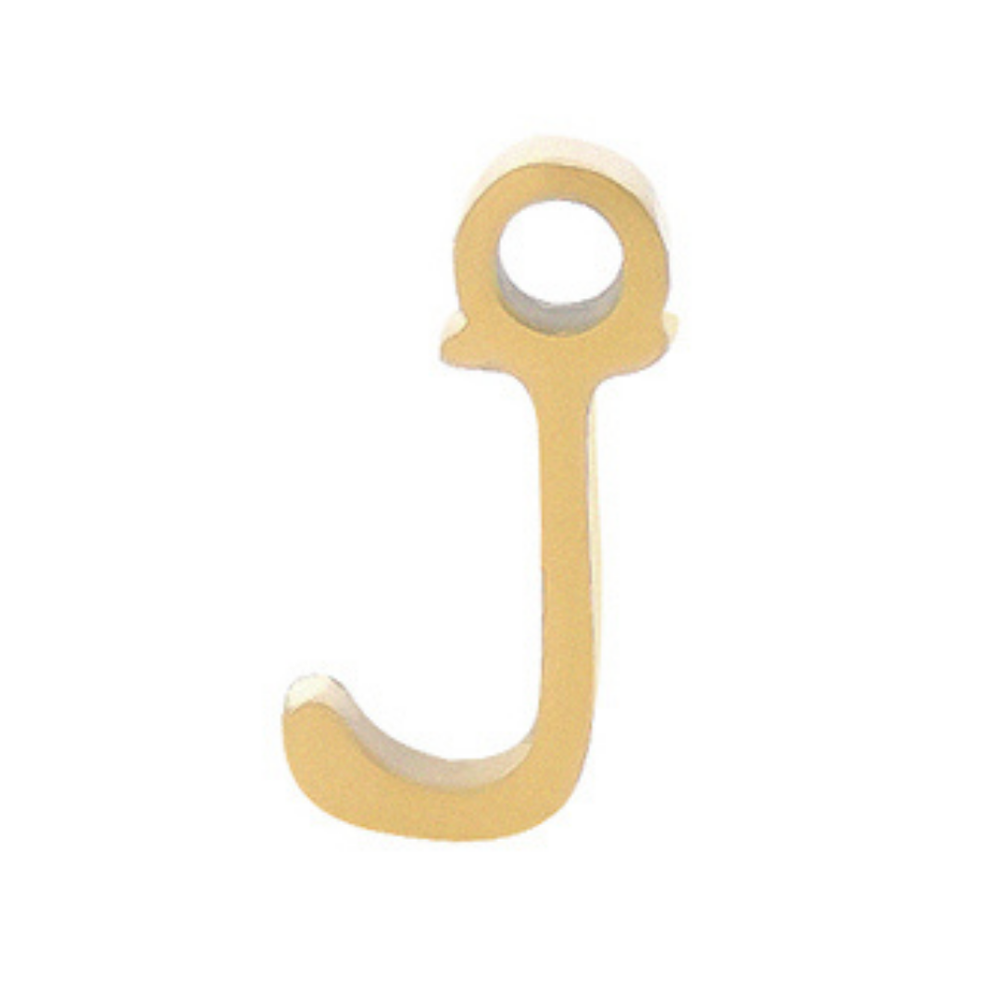 Permanent Bracelet Letter Charm 