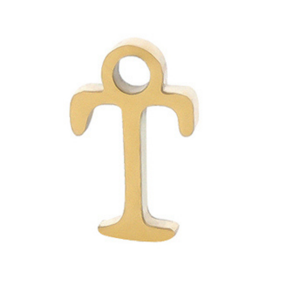 Permanent Bracelet Letter Charm 