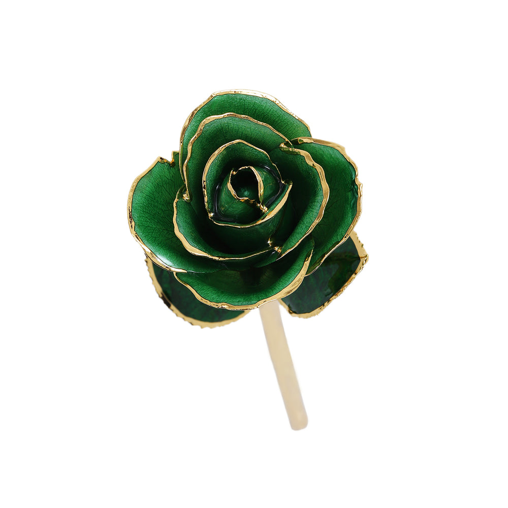 24k Guld Dyppet Rose