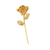 24k Guld Dyppet Rose