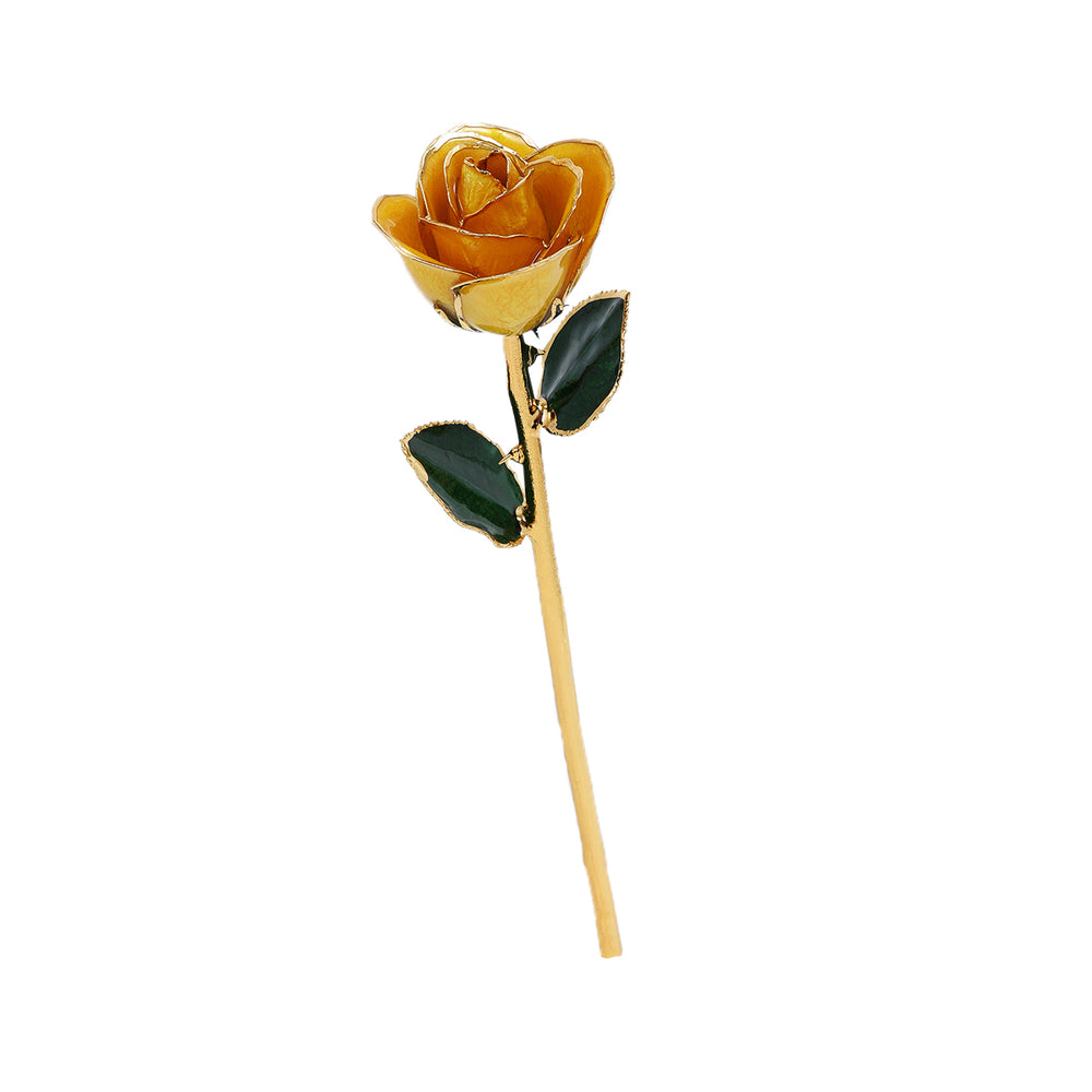 24k Guld Dyppet Rose