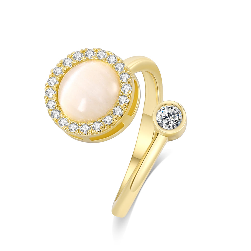 Opal Fidget Ring