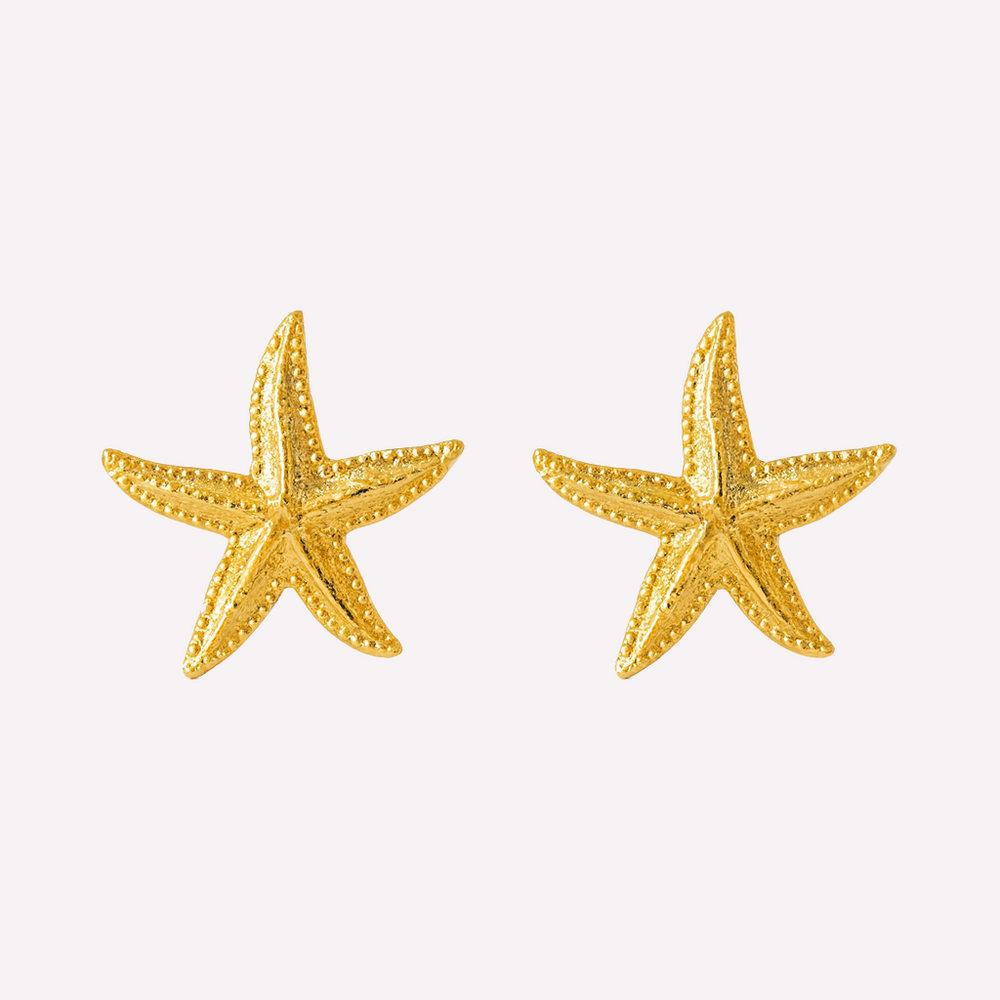 Pendientes Estrella de Mar Marina