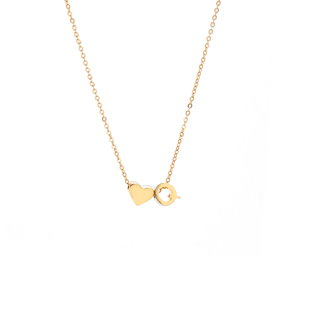 Collana con pendente iniziale