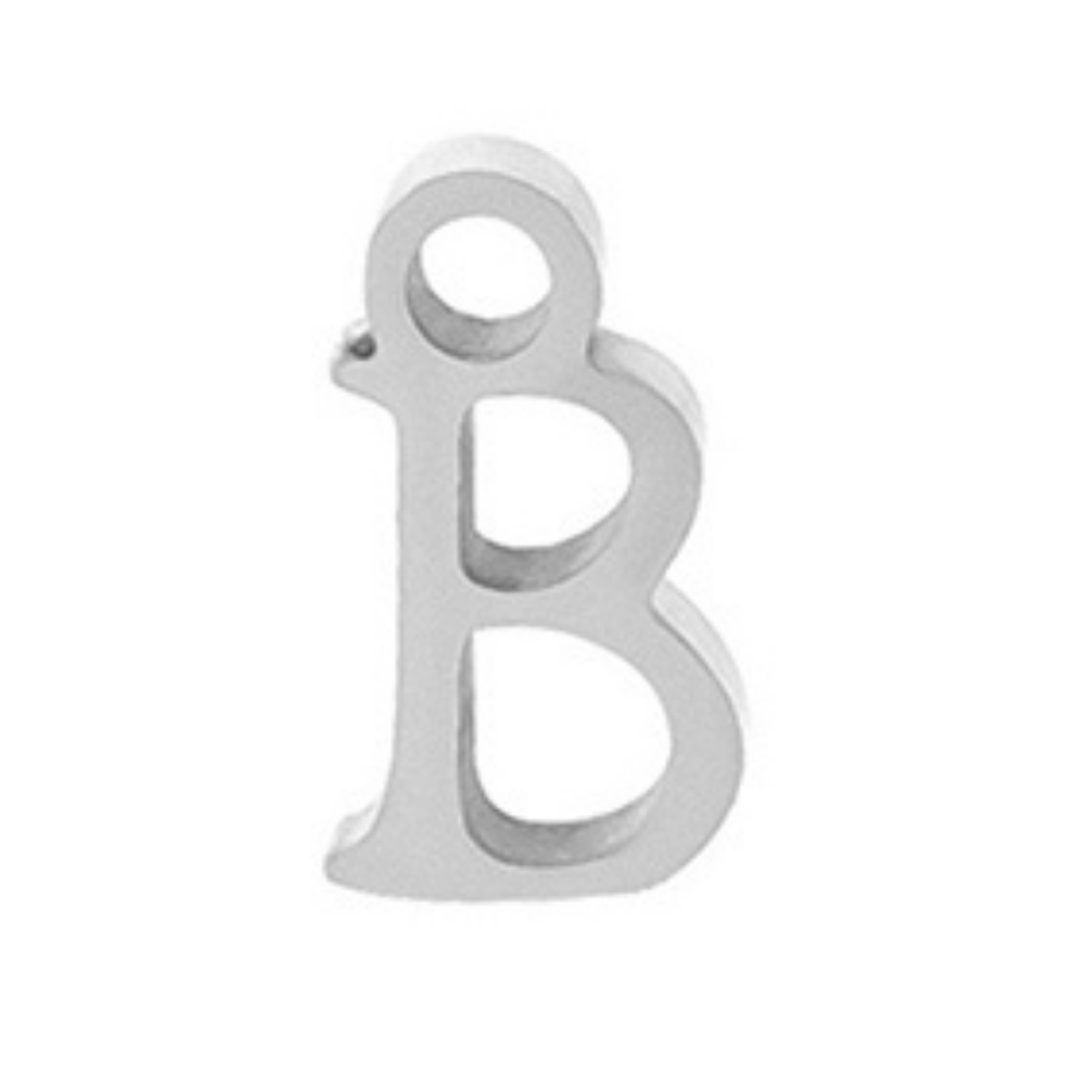 Permanent Bracelet Letter Charm 