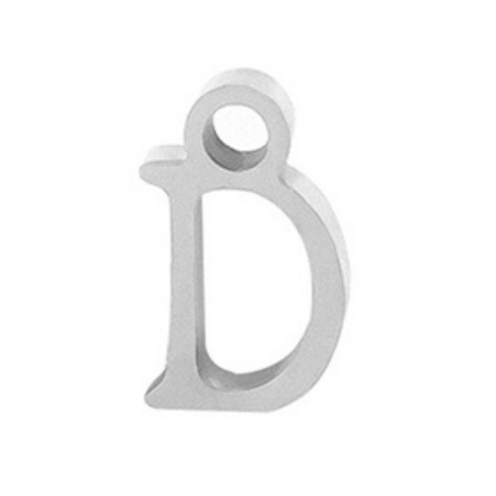 Permanent Bracelet Letter Charm 