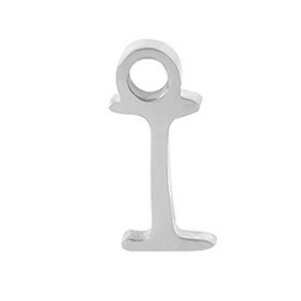 Permanent Bracelet Letter Charm 