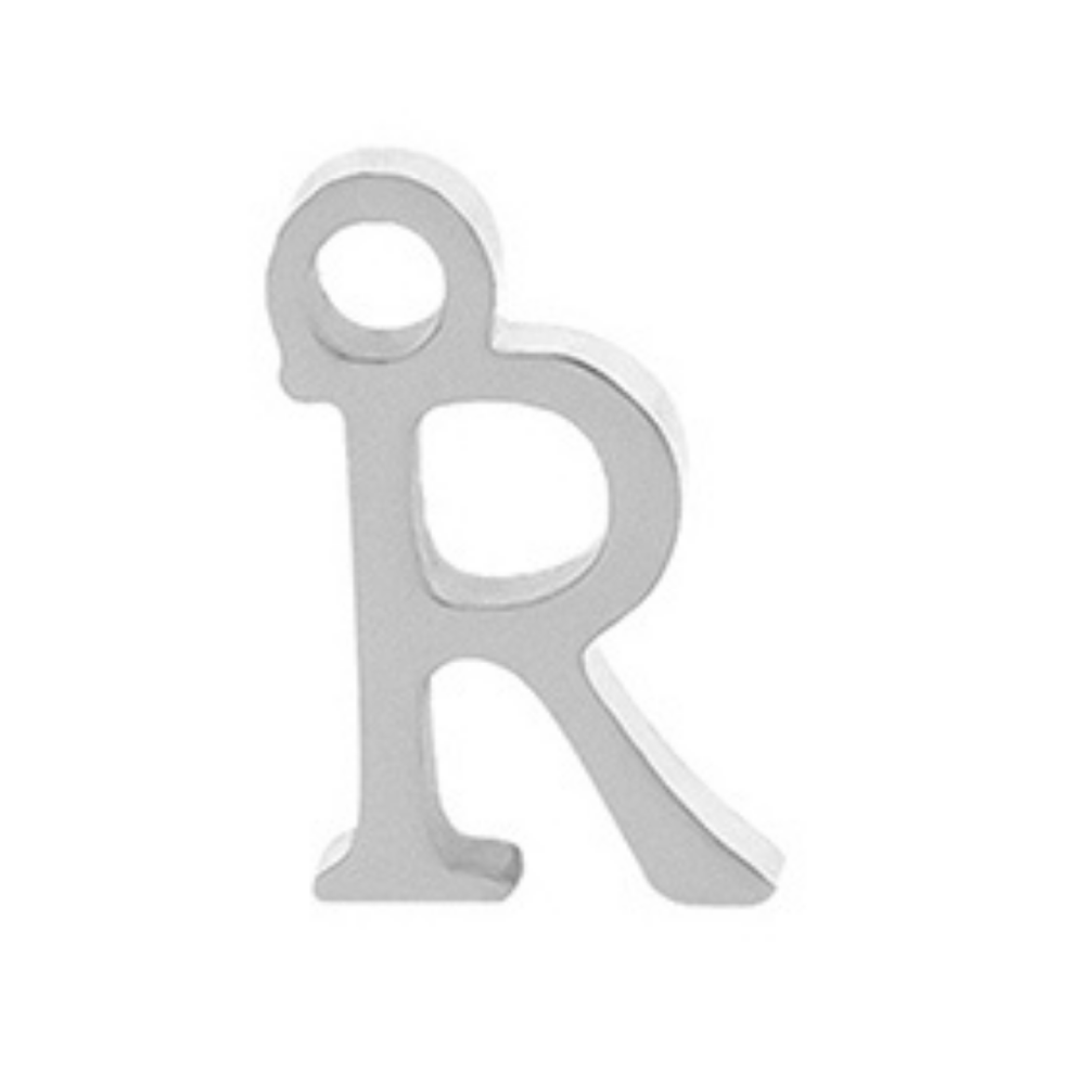 Permanent Bracelet Letter Charm 