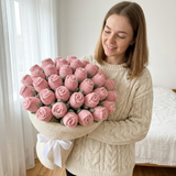 FabuLove Knitted Bouquet Blanket