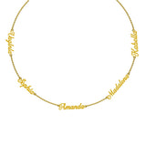 Custom Multi Name Necklace