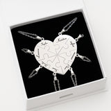 Custom Puzzle Heart Necklace