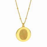 Engraved Fingerprint Necklace