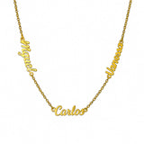 Custom Multi Name Necklace