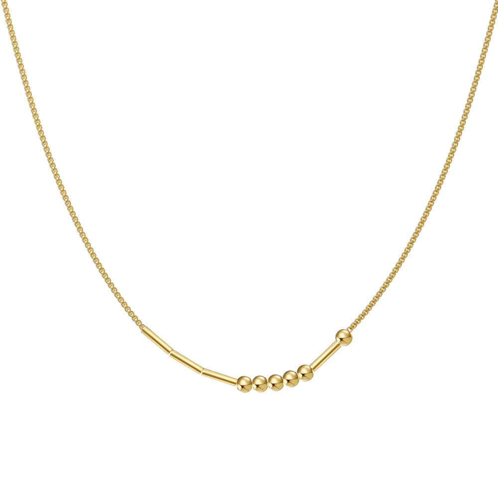 Collana a colonna con incisione