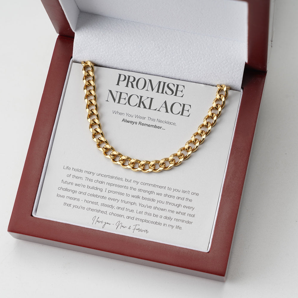 Collier de promesse en argent sterling