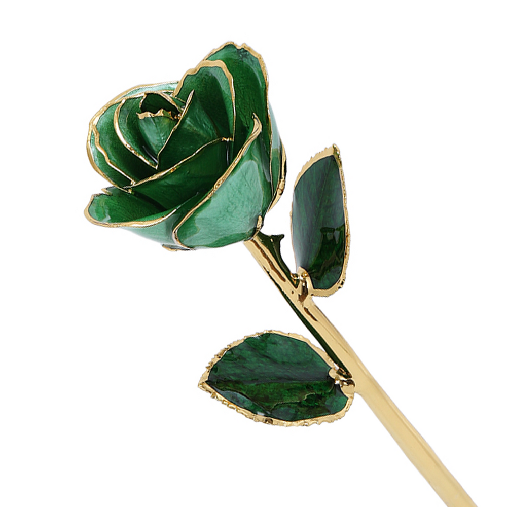24k Guld Dyppet Rose