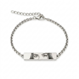 Collana con foto degli occhi personalizzata