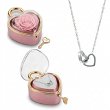 Lucchetto Eternal Rose - Con Collana Incisa