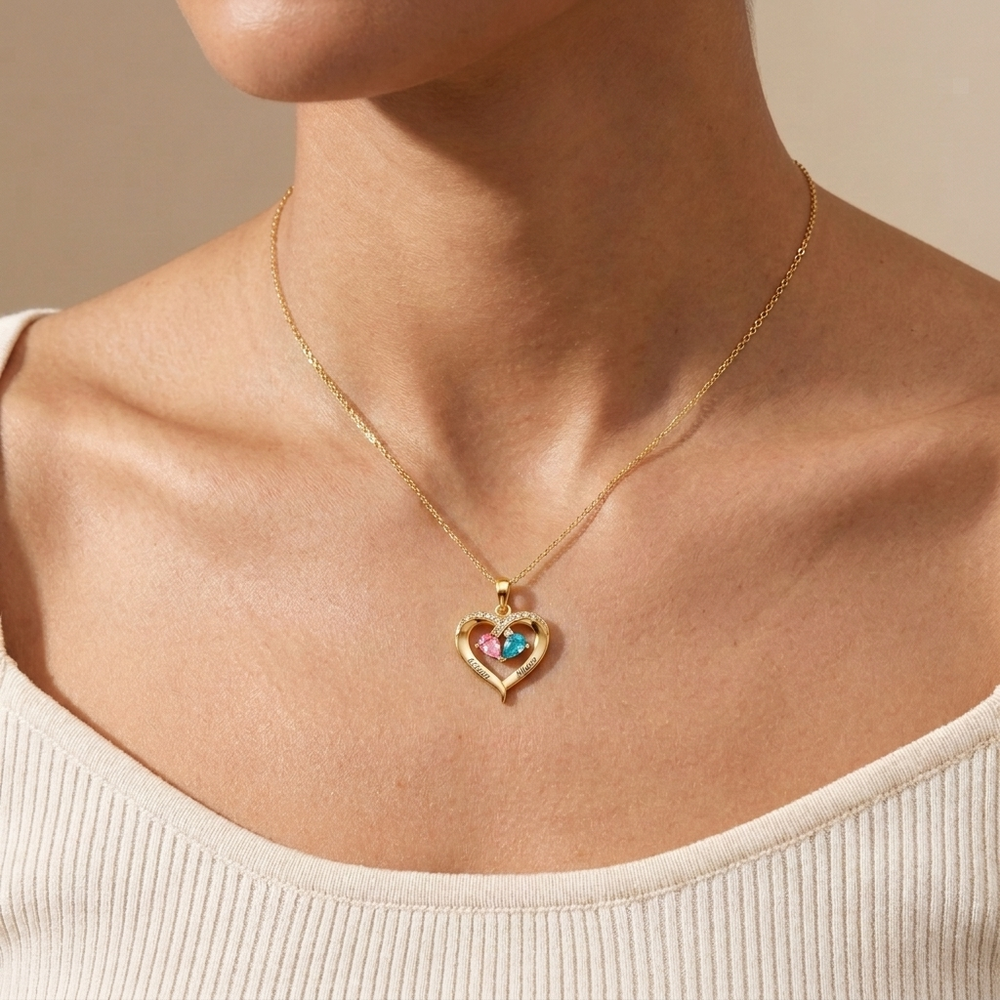 Collier de promesse en argent sterling