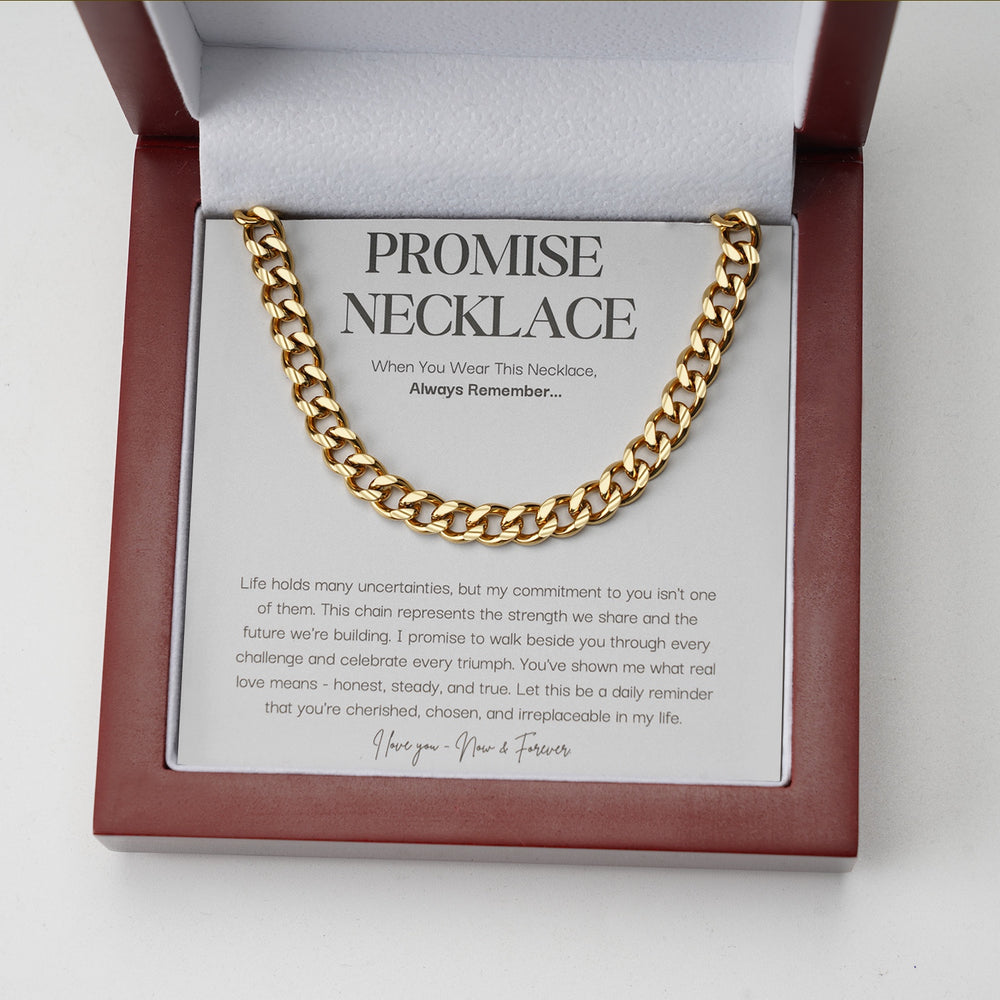Collier de promesse en argent sterling