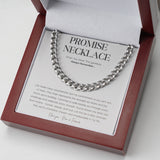 Collier de promesse en argent sterling