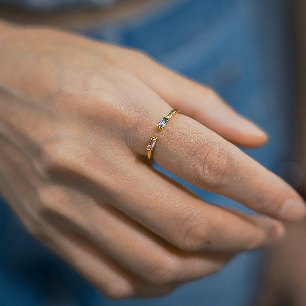 Duo Fødselssten Ring