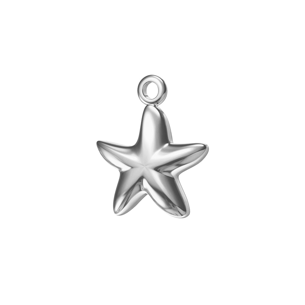 Permanent armbånd bokstavcharms 