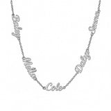 Custom Multi Name Necklace
