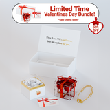 Bundle scatola con rosa eterna